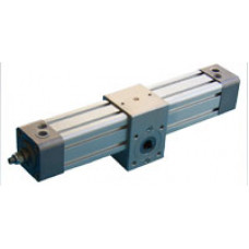 VRF 125-090 Vridcylinder Med hålaxel-Magnetkolv Slaglängdsjustering